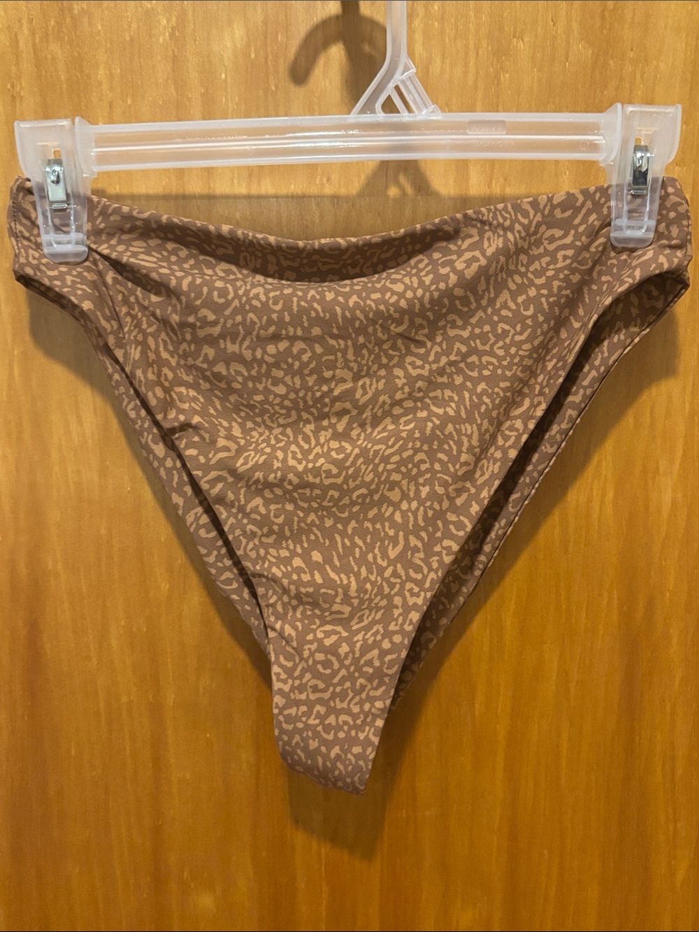 Fox Brown Leopard-Print Bikini Bottom